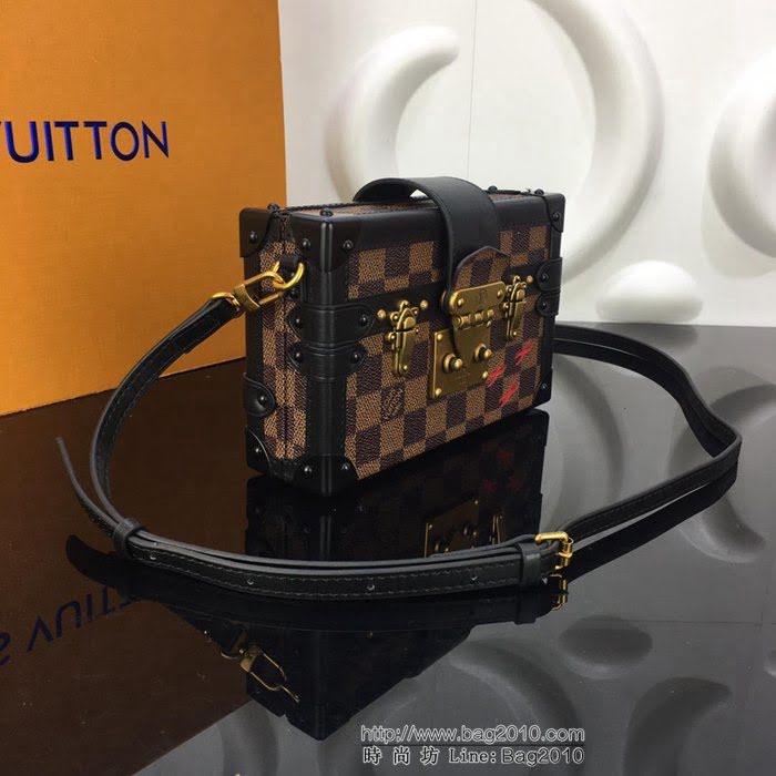 路易威登LV 頂級原單 N41003 經典款Petite Malle手袋 精品小號包袋 定制旅行箱  YDH2418